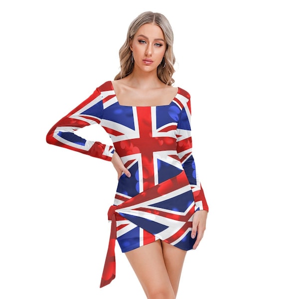 Robe pour femme drapeau anglais, drapeau anglais, cadeaux, dames, adolescents, filles, merch, drapeau britannique, Royaume-Uni, Royaume-Uni, Londres, Manchester.