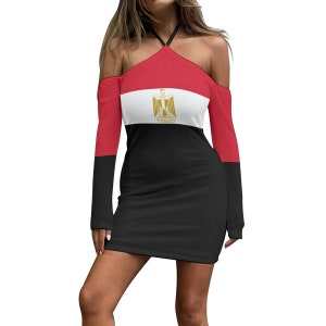 Egypt Dress, Women, Ladies, Teens, Girls, Gifts, Egyptian, Flag, Merch.