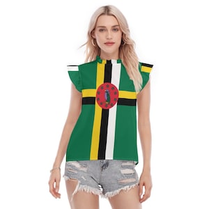 Dominica Women&#39;s Shirt, Ladies, Teens, Gifts, Dominican, Print, Design.
