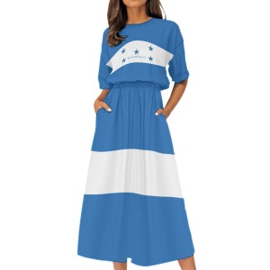 Vestido de Honduras, Bandera de Honduras, Regalos, Diseño, Hondureño, Moda.