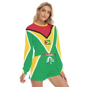 Guyana Sweatshirt, Pants Suit, Guyanese, Women, Ladies, Teens, Gifts.