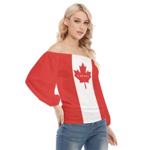 Canadian Shirt, Blouse, Canada, Ladies, Teens, Gifts, Design, Outfit.