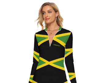 Jamaican Flag Dress, Jamaica Flag, Stylish, Gifts, Design.