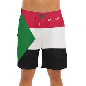 Sudan Men&#39;s Shorts, Beach, Sudanese, Gifts, Men, Teens, Swimsuit.