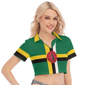 Dominica Shirt, Stylish Print Flag, Gifts, Dominican, T-Shirt, Design.