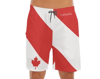 Canada Flag Shorts - Etsy