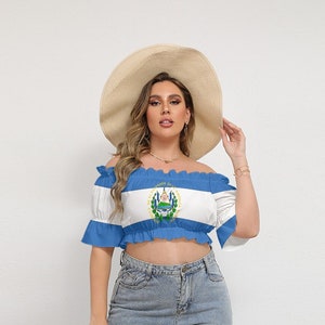 El Salvador damesshirt, El Salvadoraans, dames, tieners, cadeaus.
