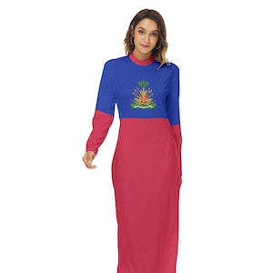Haiti Dress, Women, Ladies, Teens, Haitian, Gifts, Print.