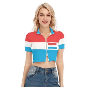Luxembourg Shirt, Luxembourg Flag, Women, Ladies, Teens, Gifts, Print.