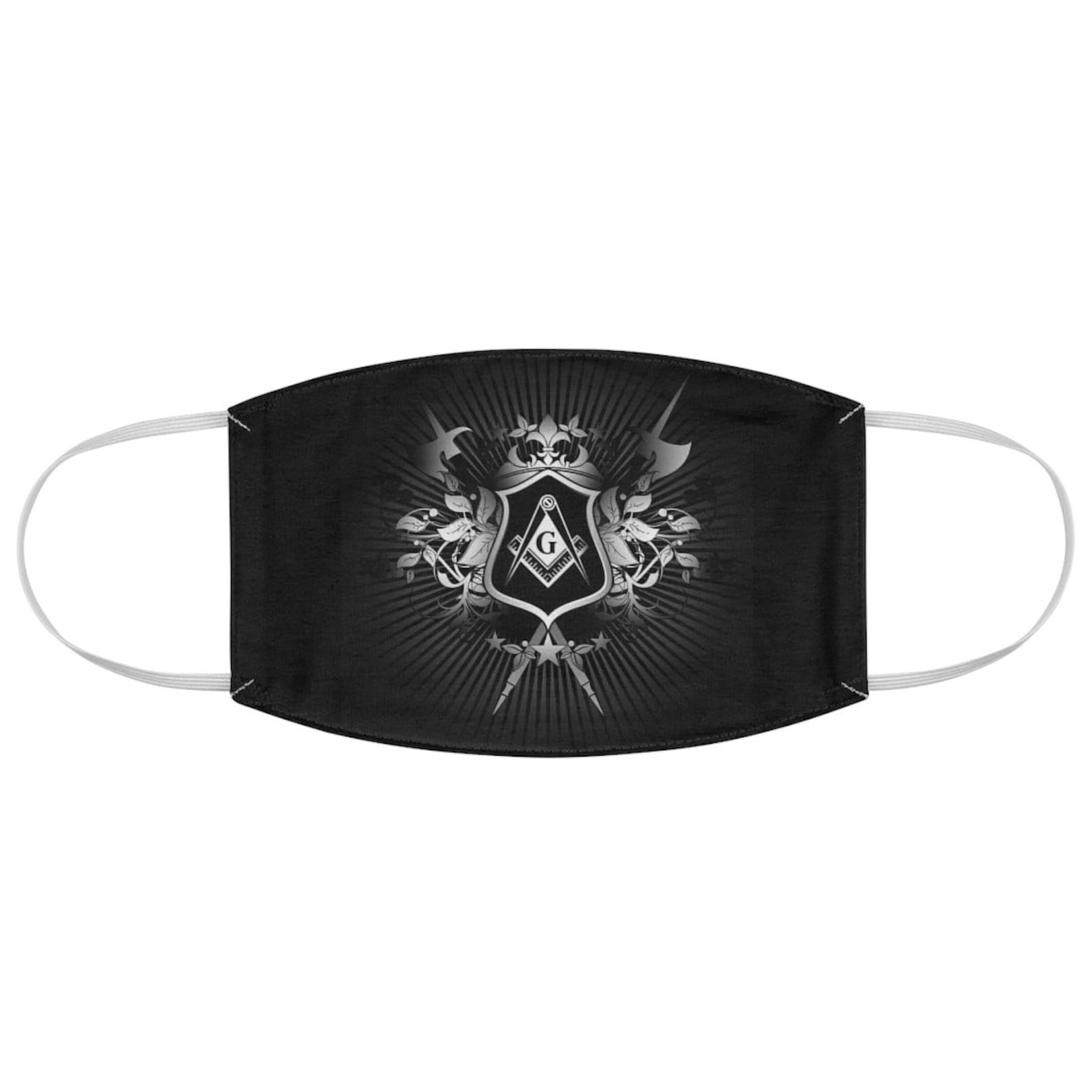 Masonic Face Mask Illuminati Masonry Mason Freemason | Etsy
