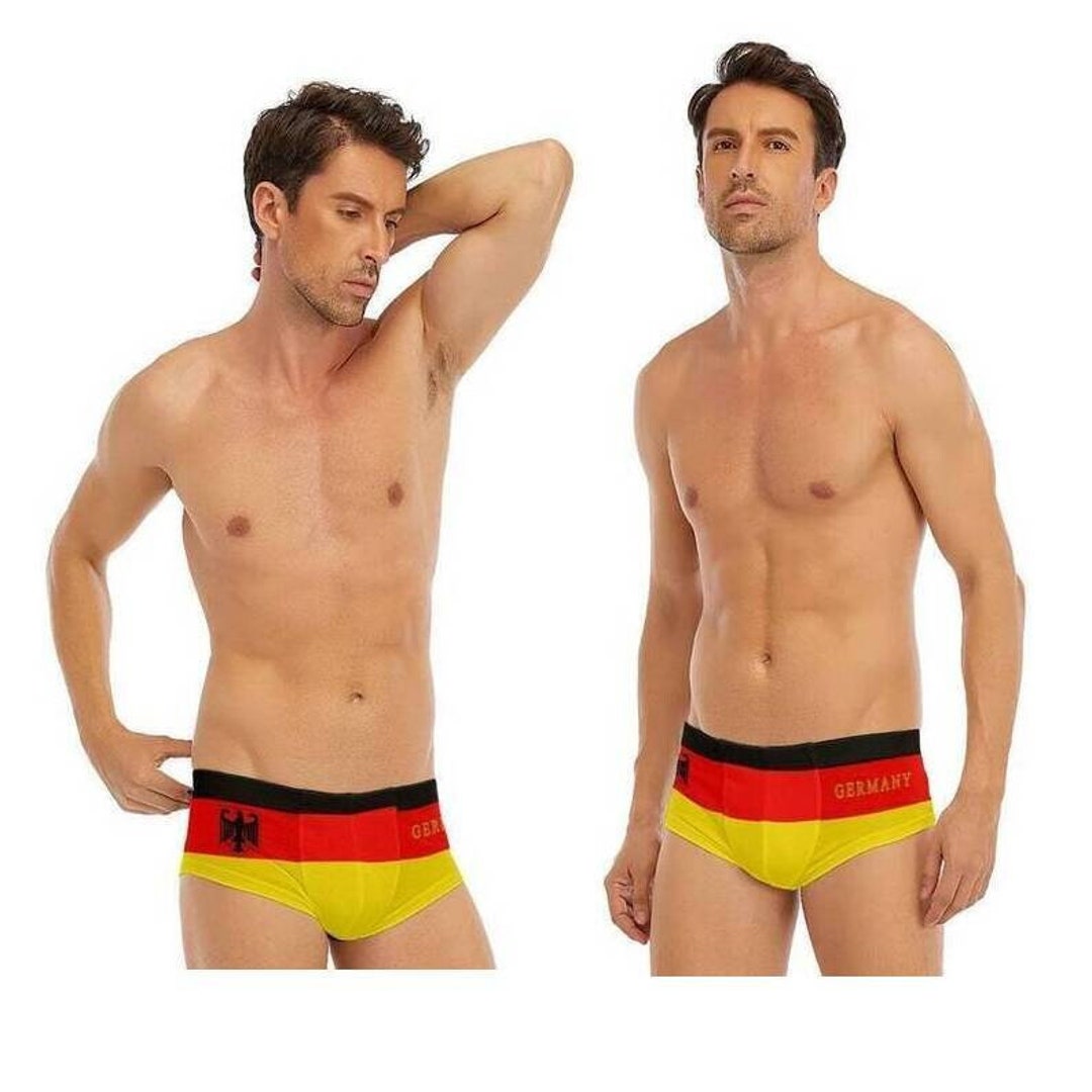  Soccer Football with Flags Men's Underwear Soft Boxer