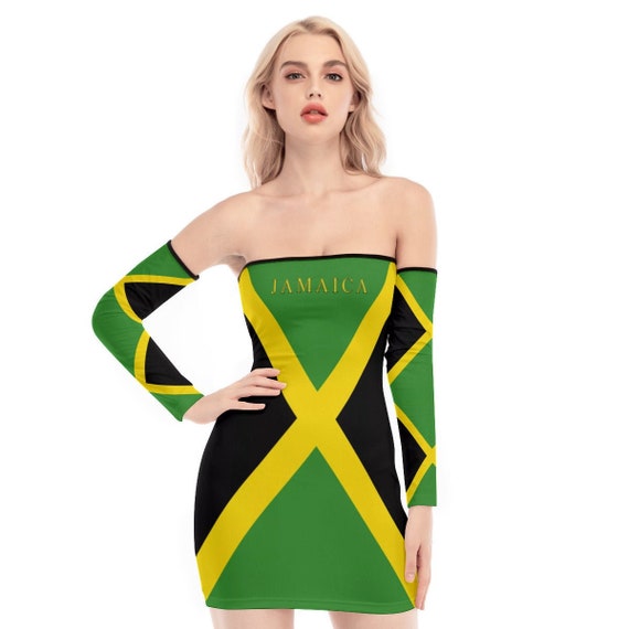 Vestido de mujer jamaicana Jamaica Bandera Reggae - Etsy España