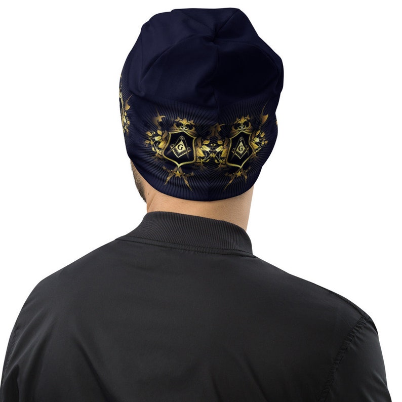 Lodge Freemasonry Eye Providence Mystic Eye Masonic Beanie Compass Square. Mason Illuminati Baroque Fraternity Freemason Masonry