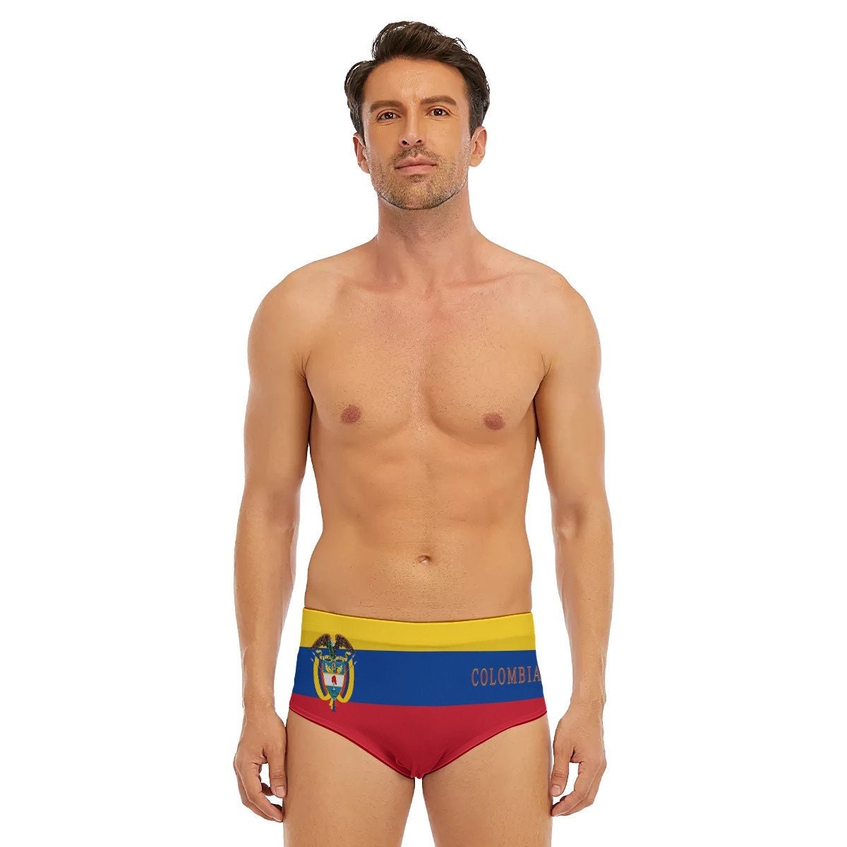 Colombian Men's Swim Trunks, Colombia Flag, Bogotá, Design, Colombian, Men,  Latino, Football, Soccer, Gifts, Teens, Adults, Outfit. -  Canada