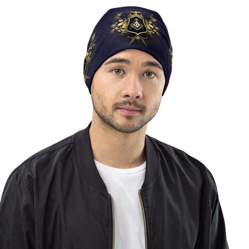 Lodge Freemasonry Eye Providence Mystic Eye Masonic Beanie Compass Square. Mason Illuminati Baroque Fraternity Freemason Masonry