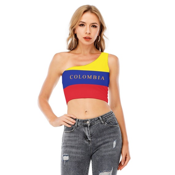 Colombian Flag Women's Top, Colombia Flag, Accessories, Football