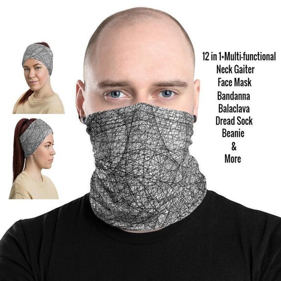 Tribal Bandana Face Mask Pattern 12 in 1 | Etsy