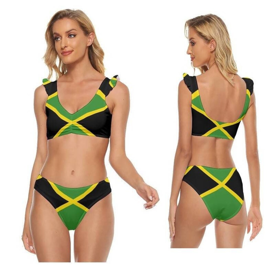Jamaican Flag Women's Swimsuit, Jamaica Flag, Kingston, Accessories