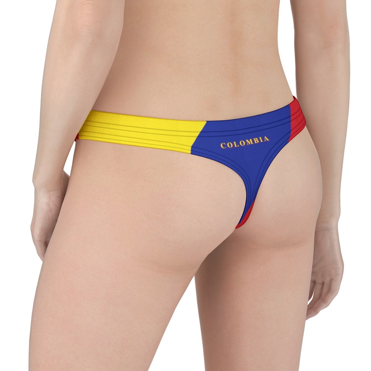 Colombia Underwear Thong Colombian Flag Women Ladies Teens Girls Gifts Apparel Colombia Flag Bottoms Print Colombian Flag. Etsy Canada