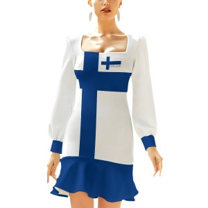 Finland Dress, Women, Ladies, Teens, Finnish, Gifts, Suomi.