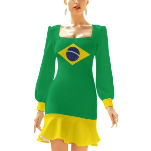 Brazil Dress, Stylish, Women, Ladies, Teens, Brazilian, Outfit, Gifts.