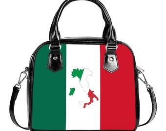 Italian Handbag, Italy Flag, Design, Gifts, Women, Ladies, Girls, Teens, Adults, Rome, Milan, Venice, Fashion.