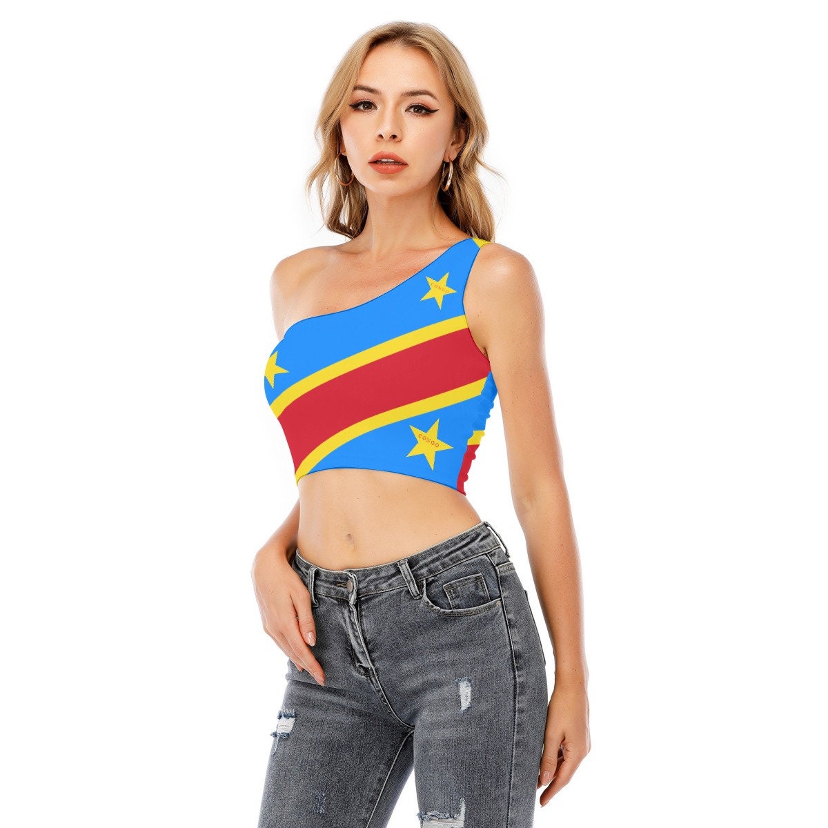 Congolese Flag Women's Top, Congo Flag, Accessories