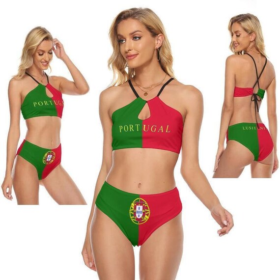 Bandera portuguesa Traje de baño femenino Bandera de - España