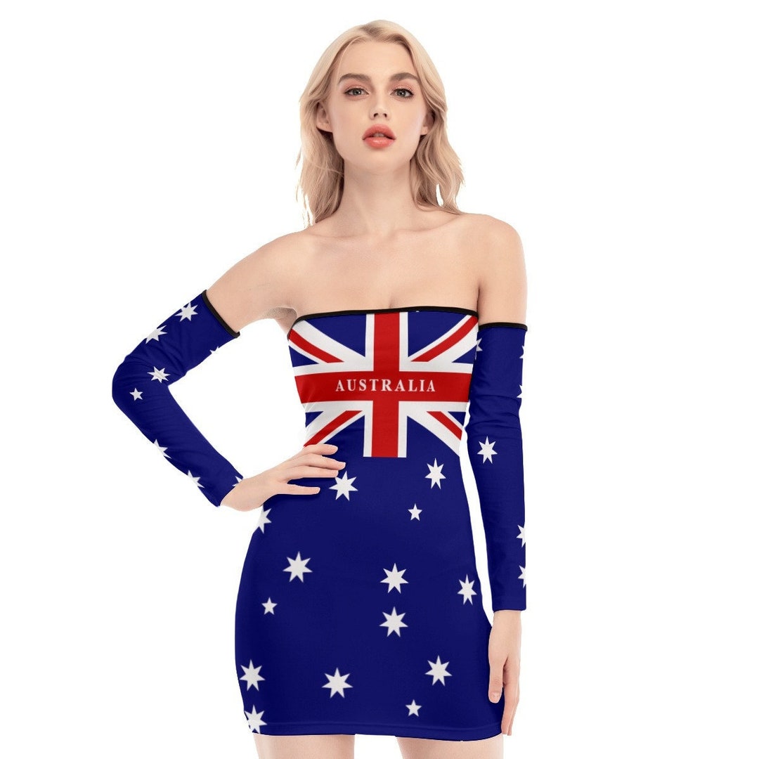Australian Dress Australia Flag Women Ladies Teens - Etsy