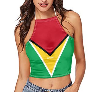 Guyana Women&#39;s Top, Stylish, Guyanese, Ladies, Teens, Summer, Gifts.