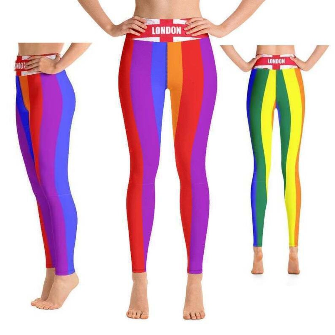Rainbow Leggings LGBT Gay Lesbian Bisexual Transgender | Etsy