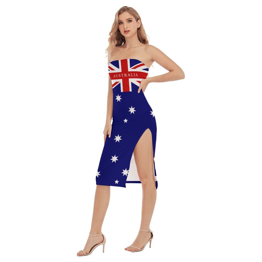Australian Flag Women s Dress Australia Flag Aussie Gifts Design Ladies Teens Girls Sidney Melbourne Football Soccer Bondi Beach Etsy UK