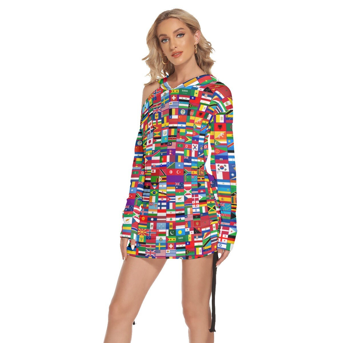 Flags Dress World Flag Design Ladies Teens Women Gifts Etsy