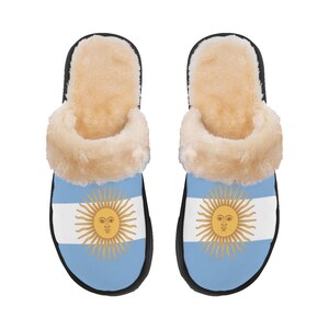 Argentinian Kid&#39;s Slippers, Argentina, Flag, Design, Gifts, Boys, Girls, Kids, Children, Argentinian Flag, Argentina Flag, Outfit.
