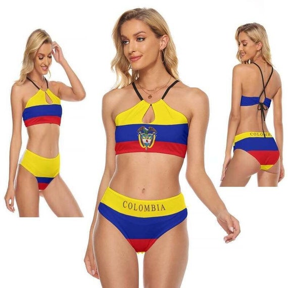 Colombian Flag Women's Bikini, Colombia Flag, Bogotá, Women
