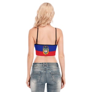 Colombian Flag Women's Top, Colombia Flag, Bogotá, Colombian, Design, Ladies, Adults, Teens, Gifts, Outfit, Design, Latina, Apparel. image 4