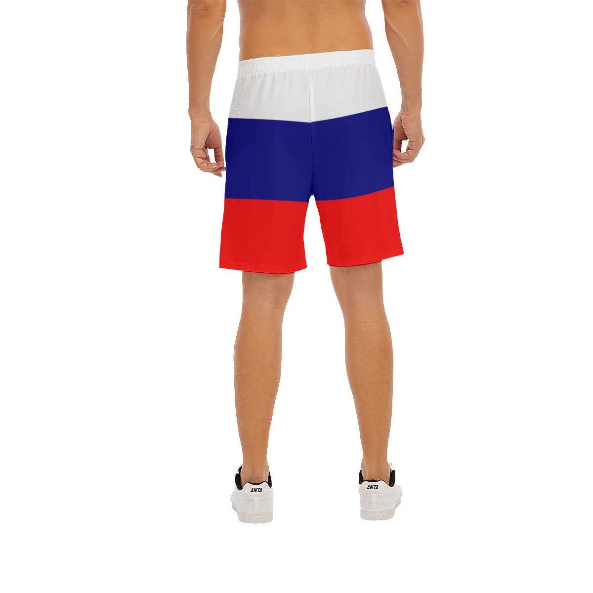 Quick Dry Beach Shorts With Pockets & Lining Flag Of Chad