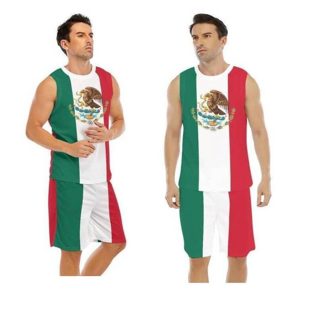 Mexico for men.Unisex Cut & Sew Tee (AOP)
