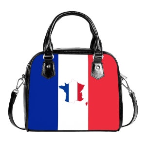 Bolsa com bandeira francesa, bandeira da França, design, presentes, mulheres, senhoras, meninas, adolescentes, adultos, futebol, futebol, Paris, Marselha, Cannes, moda.