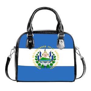 Bolsa com bandeira de El Salvador, bandeira de El Salvador, design, presentes, mulheres, senhoras, meninas, adolescentes, adultos, futebol, futebol, viagens, latina.