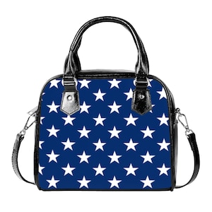 Bolsa com bandeira dos EUA, bandeira dos Estados Unidos, design, presentes americanos, mulheres, senhoras, meninas, adolescentes, adultos, América, futebol, futebol, patriótico