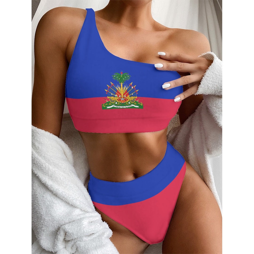 Haiti Women's Bikini, Haitian, Flag, Women, Ladies, Teens, Girls, Gifts