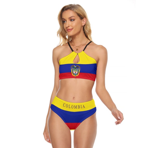 Colombian Flag Women's Bikini, Colombia Flag, Bogotá, Women, Ladies, Teens,  Girls, Apparel, Gifts, Beach, Sports, Wear, Colombia, Merch. -  Canada