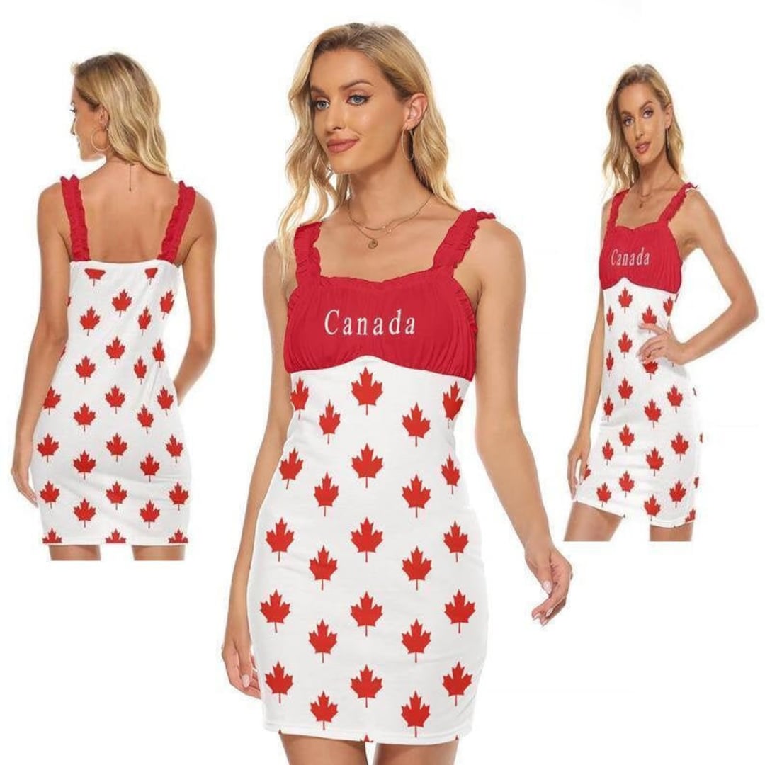 Canadian Flag Women Dress, Canada Flag, Ladies, Gifts, Design, Toronto