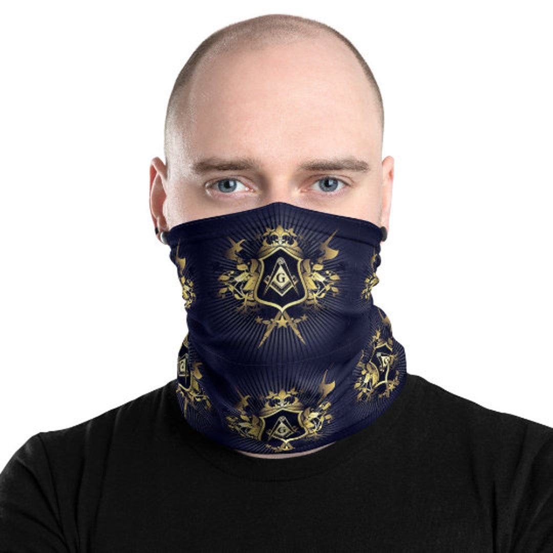 Freemasonry Face Mask Bandanna Masonry Mason Masonic - Etsy