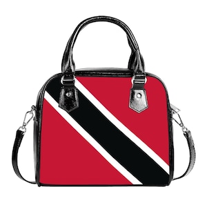 Bolsa com bandeira de Trinidad e Tobago, bandeiras mundiais, design, presentes, mulheres, senhoras, meninas, adolescentes, adultos, futebol, futebol, viagens, latina.