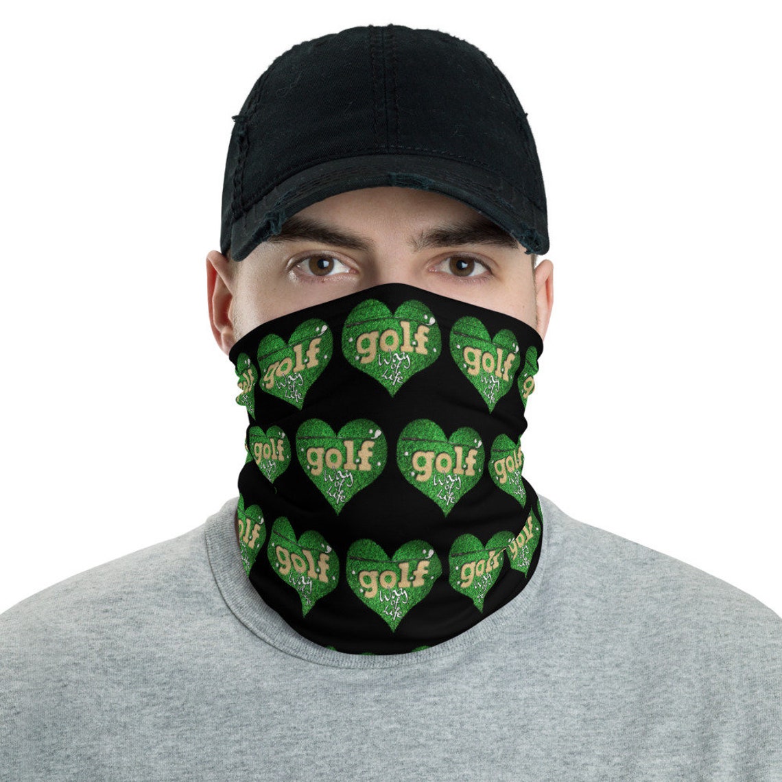 Golf Face Mask Neck Gaiter 12 in 1 Multifunctional Golfer Etsy