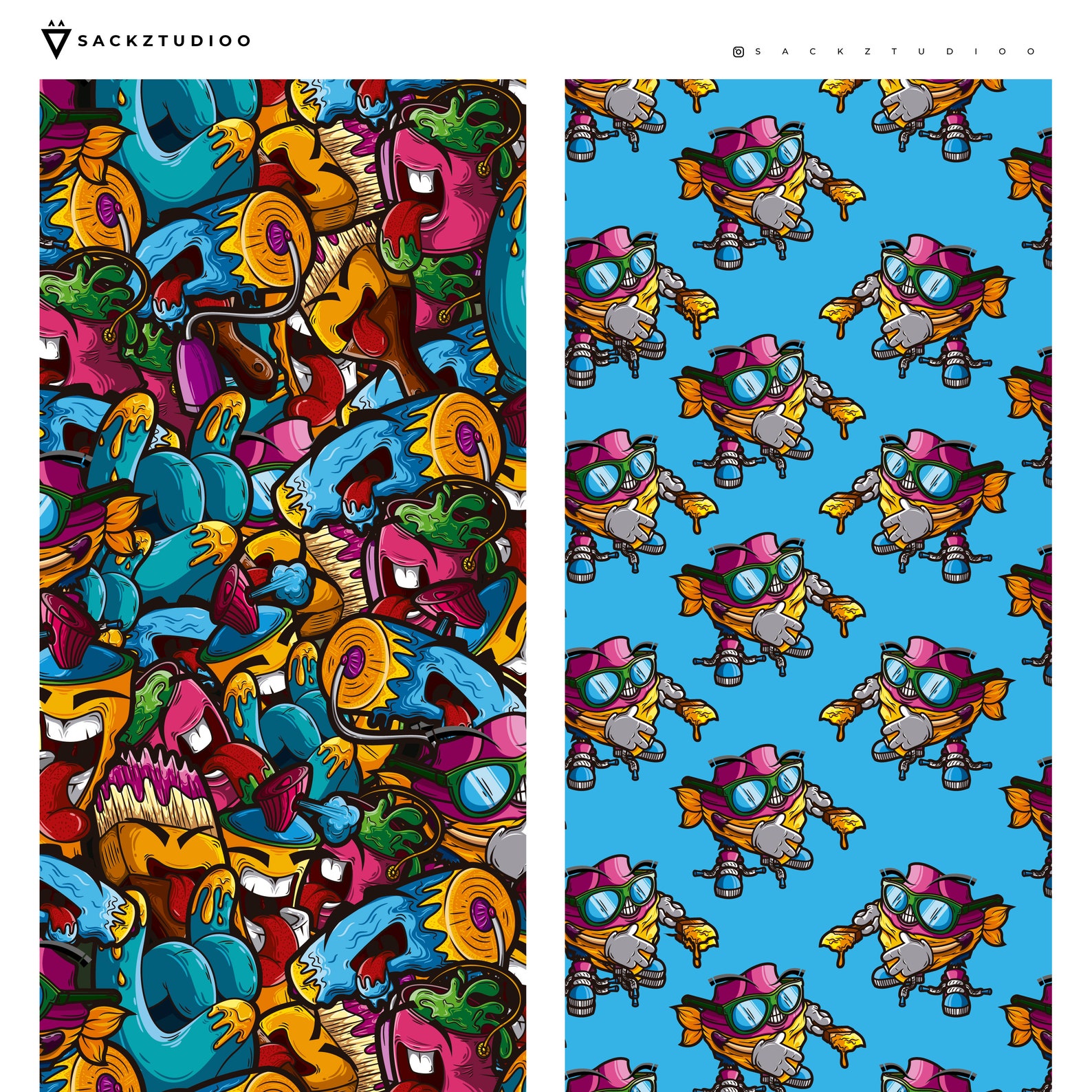 URBAN PATTERNS DESIGN Ai Png streetwear fun skate Etsy