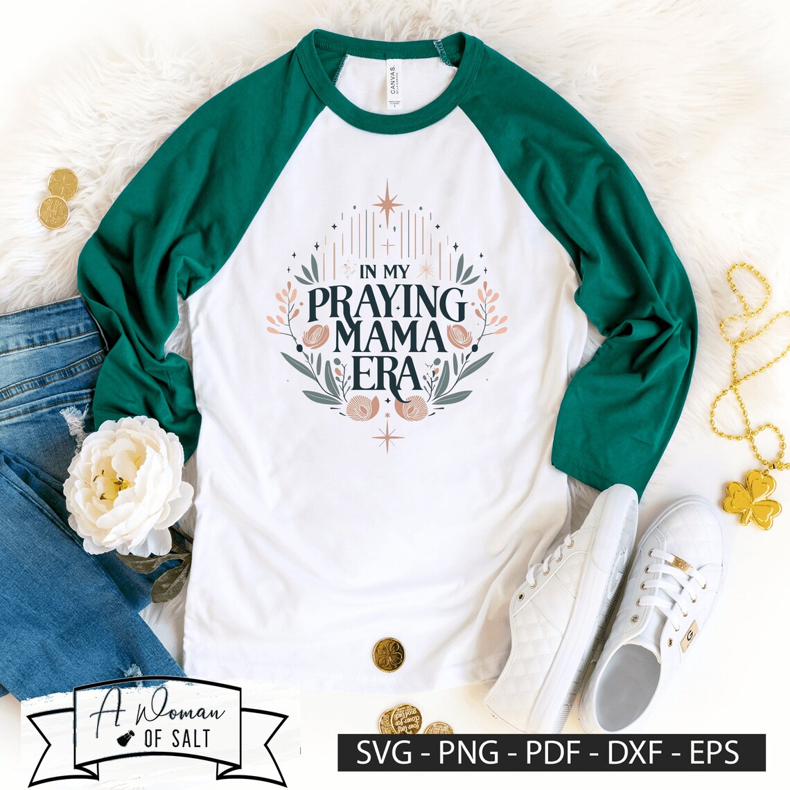 In My Praying Mama Era Svg Png Eps Pdf Dxf Christian Mom Digital Files ...
