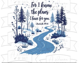 For I Know The Plans I Have For You Jeremiah 29:11 Bible Verse Svg Png Eps Pdf Dxf - Christian Design Bible Journaling, Digital Download